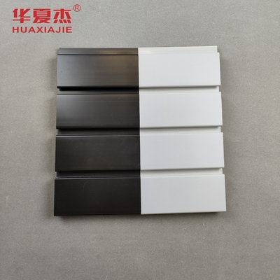 1.7 كجم / م سهلة التركيب PVC Slatwall داخلي مواد الديكور البلاستيكية لوحة الحائط المرآب