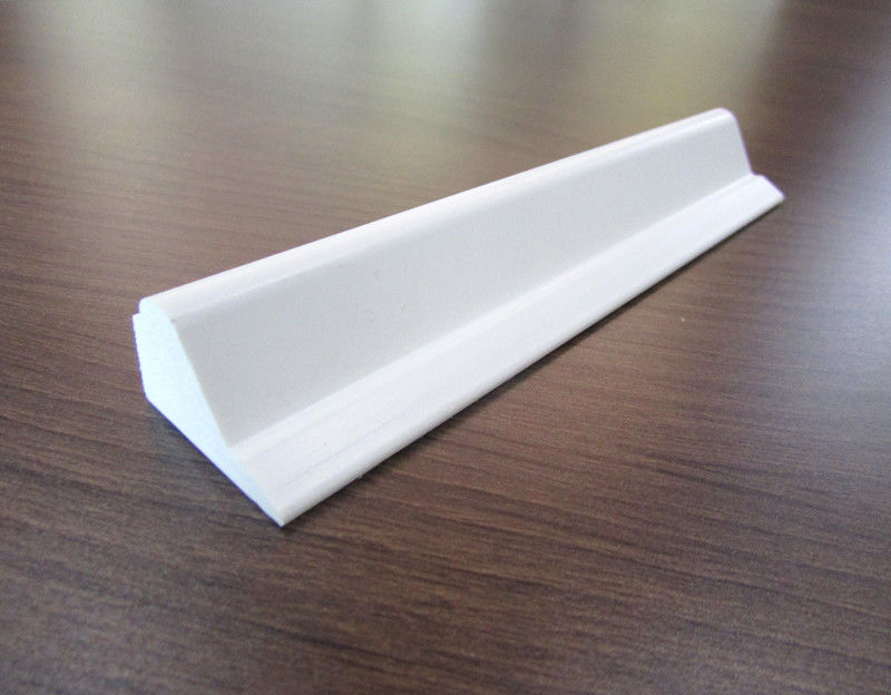 ديكور بلاستيكيّ زبد pvc تقليم يصقل ل Inteiror جدار يزهر أبيض