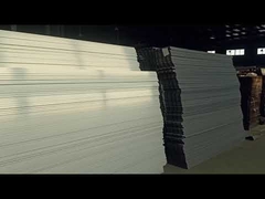 نظام منظم المرآب PVC Slatwall شديد التحمل مقاوم للماء مع الملحقات 4 × 8
