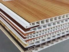 لوح تكسية الجدران المركب من الخشب والبلاستيك على الطراز الجديد من هواشياجي لغرفة المعيشة وغرفة البوب