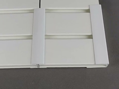 huaxiajie رخيصة الثمن خفيفة الوزن مرنة slatwall الرمادية المحمولة لصالة العرض