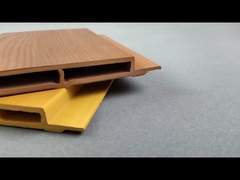 لوحة حائط WPC خشب أحمر لوحة حائط ديكور WPC