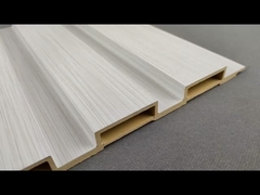 الخشب الحبوب WPC لوحة الحائط لتزيين الجدران في الأماكن المغلقة / في الهواء الطلق