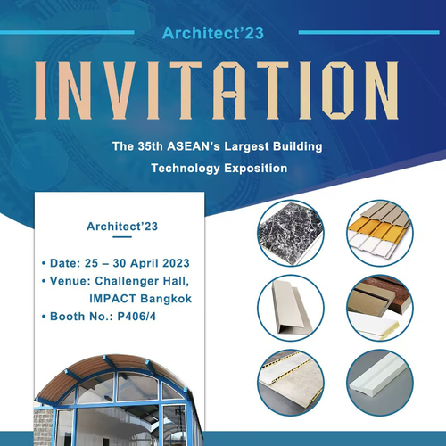 أخبار الشركة الأخيرة عن سنحضر Architect’23 - معرض تكنولوجيا البناء الخامس والثلاثين للآسيان في تايلاند.