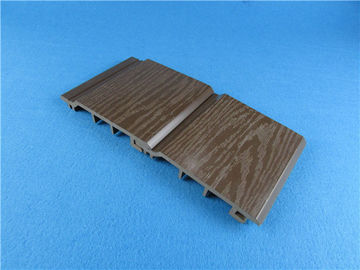 Mouldproof الخشب البلاستيك المركب WPC الجدار الخارجي الكسوة رمادي اللون