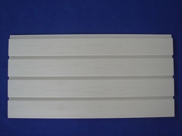 أبيض Woodgrian مرأب جدار صنع وفقا لطلب الزّبون لوح طول لتخزين