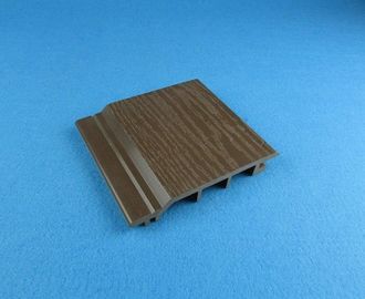 سعر جيد 250x25mm مغلفة WPC لوحة الحائط لملعب مع الأشعة فوق البنفسجية حماية OEM / ODM الانترنت