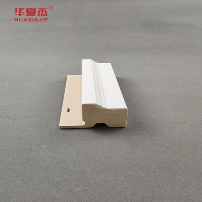 سعر جيد الجودة العالية WPC ظفر أظافر بيضاء عباءة مقاومة للماء WPC إطار الباب مواد بناء الانترنت