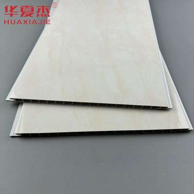 سعر جيد لوحة جدارية من الرخام الأصفر عالية الجودة 250x8mm من PVC سهلة التثبيت لوحة سقف PVC لتزيين الحمام الانترنت