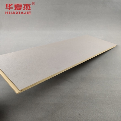 سطح مسطح لوحة حائط WPC مضادة للتآكل 600mm x 9mm للزخرفة الداخلية