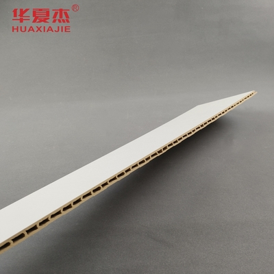 مضاد للماء لوح جدار WPC مخصص 600mm X 9mm الزخرفة الخارجية