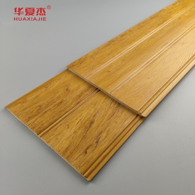 الخشب الطبيعي Wpc Wainscoting ألواح ضد الماء Wpc لوحة الحائط Wainscot لديكور الحمام