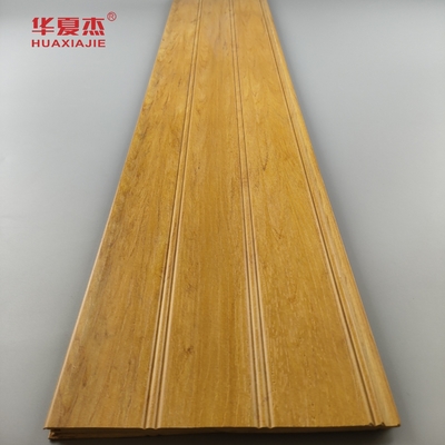 الخشب الطبيعي Wpc Wainscoting ألواح ضد الماء Wpc لوحة الحائط Wainscot لديكور الحمام