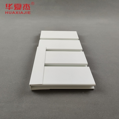 غرفة الغسيل Taupe PVC لوحات Slatwall ، بولي كلوريد الفينيل لوحة عرض المجلس