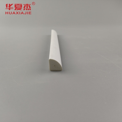 البيع الساخن طلاء PVC 1/2 'ربع مستديرة الفينيل الأبيض 12' بروفيل مقاوم للماء ديكور داخلي PVC