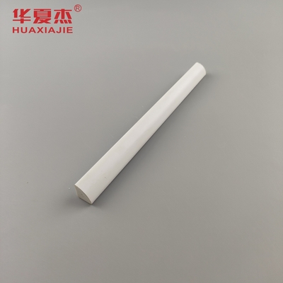 البيع الساخن طلاء PVC 1/2 'ربع مستديرة الفينيل الأبيض 12' بروفيل مقاوم للماء ديكور داخلي PVC