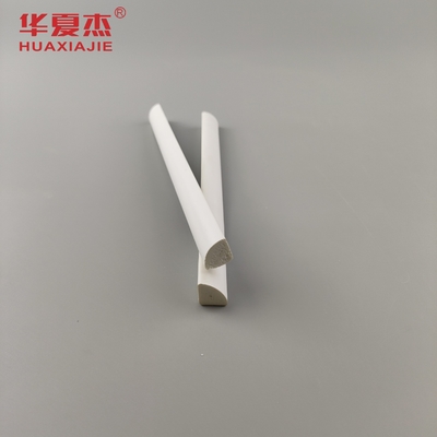 البيع الساخن طلاء PVC 1/2 'ربع مستديرة الفينيل الأبيض 12' بروفيل مقاوم للماء ديكور داخلي PVC