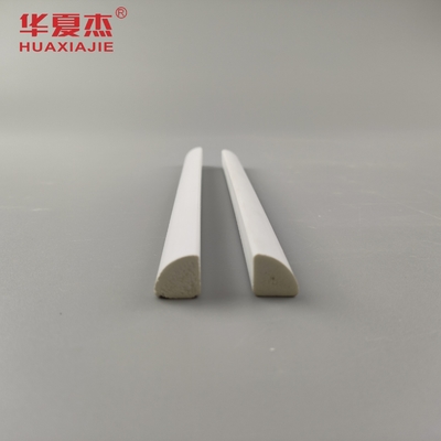 البيع الساخن طلاء PVC 1/2 'ربع مستديرة الفينيل الأبيض 12' بروفيل مقاوم للماء ديكور داخلي PVC