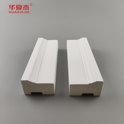 سعر التكلفة wpc Brickmold حبات الخشب 2' pvc إطار الباب صب الديكور المنزلي / المكتب المقاوم للماء
