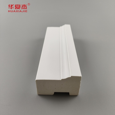 سعر التكلفة wpc Brickmold حبات الخشب 2' pvc إطار الباب صب الديكور المنزلي / المكتب المقاوم للماء