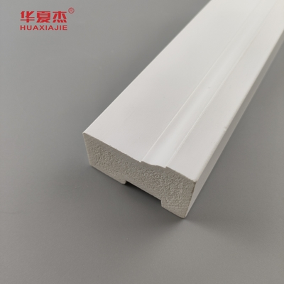 سعر التكلفة wpc Brickmold حبات الخشب 2' pvc إطار الباب صب الديكور المنزلي / المكتب المقاوم للماء