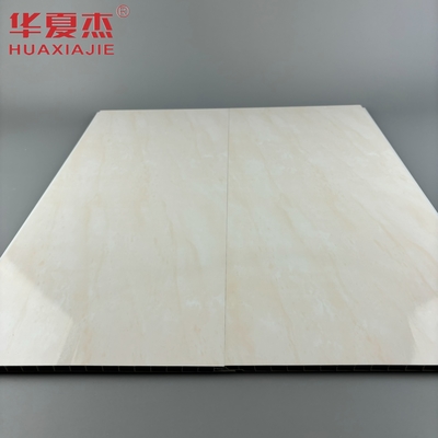لوحة جدارية من الرخام الأصفر عالية الجودة 250x8mm من PVC سهلة التثبيت لوحة سقف PVC لتزيين الحمام