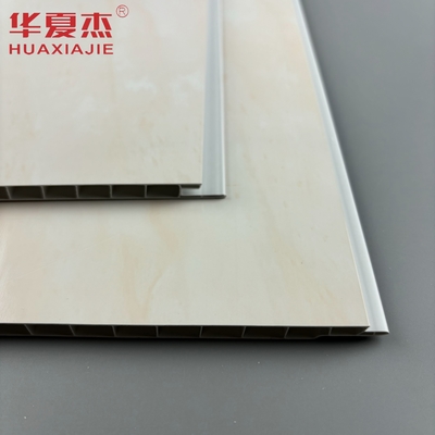 لوحة جدارية من الرخام الأصفر عالية الجودة 250x8mm من PVC سهلة التثبيت لوحة سقف PVC لتزيين الحمام