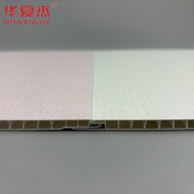 الطابع الساخن الزهري المتجر لوحة الجدار PVC سطح عالي اللمعان لوحة السقف PVC ديكور داخلي فندق