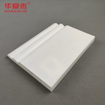 150x20mm Pvc طلاء مجلس التصميم الأبيض Pvc سكرات Pvc Baseboard ديكور الداخلية