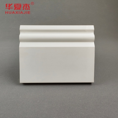150x20mm Pvc طلاء مجلس التصميم الأبيض Pvc سكرات Pvc Baseboard ديكور الداخلية