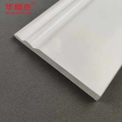 150x20mm Pvc طلاء مجلس التصميم الأبيض Pvc سكرات Pvc Baseboard ديكور الداخلية