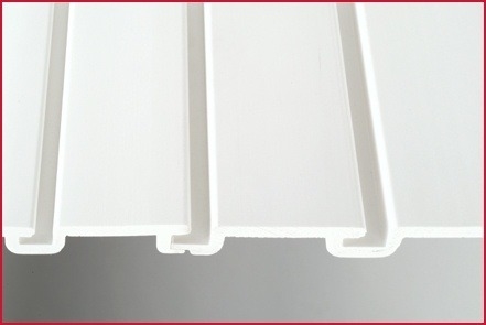 الطول المخصص PVC الحائط الخشبي مع مقاومة حريق ممتازة 4ft و 8ft جاهزة للشحن