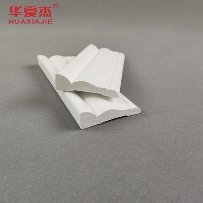 بيضاء PVC التزيين الجوارب التشكيل pvc مقاومة للرطوبة ديكور المنزل