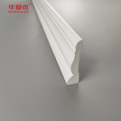 بيضاء PVC التزيين الجوارب التشكيل pvc مقاومة للرطوبة ديكور المنزل