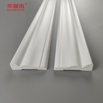 بيضاء PVC التزيين الجوارب التشكيل pvc مقاومة للرطوبة ديكور المنزل