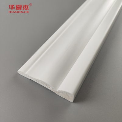 بيضاء PVC التزيين الجوارب التشكيل pvc مقاومة للرطوبة ديكور المنزل