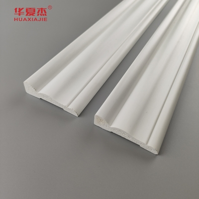 بيضاء PVC التزيين الجوارب التشكيل pvc مقاومة للرطوبة ديكور المنزل