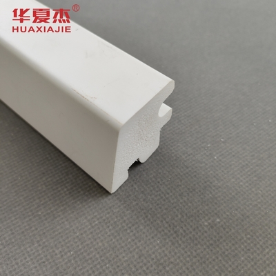 ملفات تعريفية من البولي فينيل كلوريد (PVC) القابلة لإعادة التدوير، قوالب PVC بيضاء، قوالب PVC للديكور الداخلي