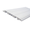 الأشعة فوق البنفسجية حماية الأبيض PVC Wainscot لوحة الفينيل اللوح الخشبي حجم 5.4 بوصة × 0.4 بوصة