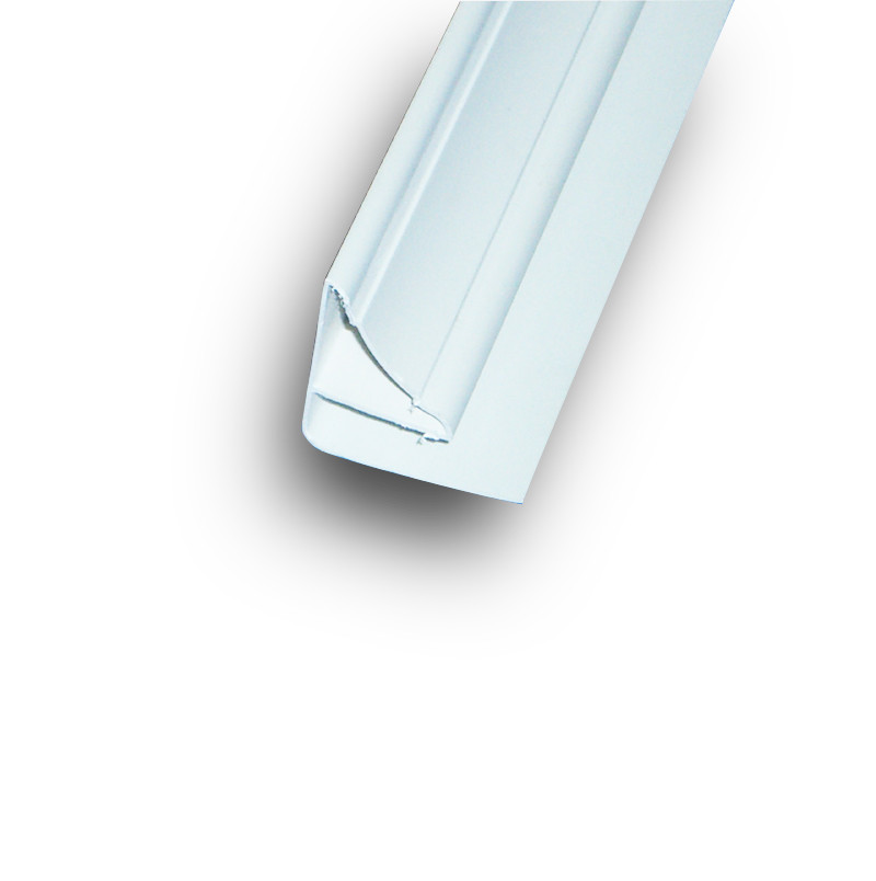 البلاستيك PVC الزاوية موصل أعلى للألواح قوالب اللون الأبيض