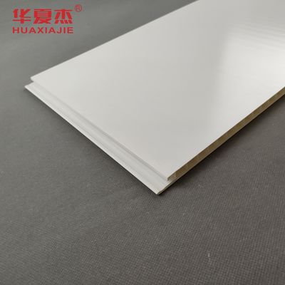 سعر جيد جودة عالية 16 بوصة لوحة PVC لوحة الحائط البلاستيكية الأبيض السلس غرفة غسيل السيارات الديكور الانترنت