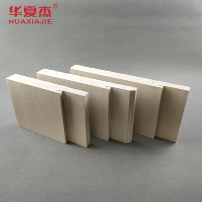 سعر جيد إطار باب WPC متين بنمط حبيبات الخشب، تصميم عصري لتزيين الأبواب الانترنت