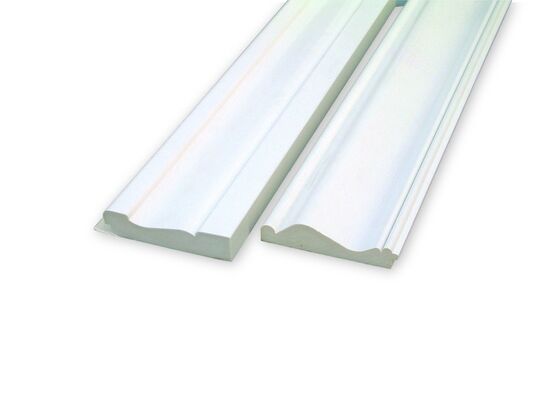 جودة تصميم PVC الأبيض سطح ناعم داخلي مثالي لتغطية الفجوات وخلق انتقالات سلسة بين الأسطح مصنع